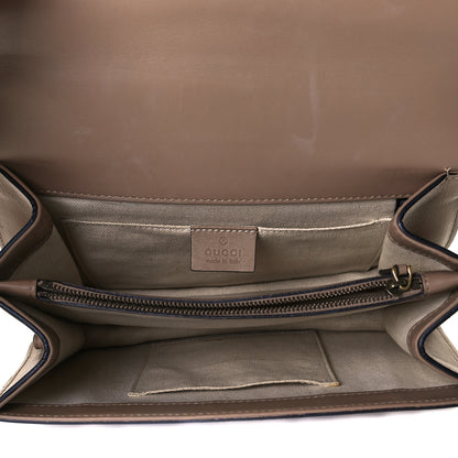 Gucci Calfskin Bamboo Web Medium Dionysus Top Handle Bag Camelia Bright Evergreen Hibiscus Red 7 of 8