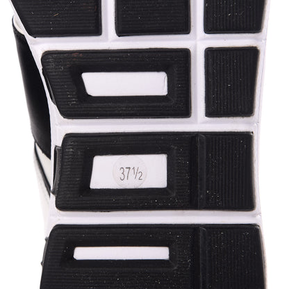 Gucci Calfskin Womens Interlocking G Sneakers 37.5 Black White 8 of 14