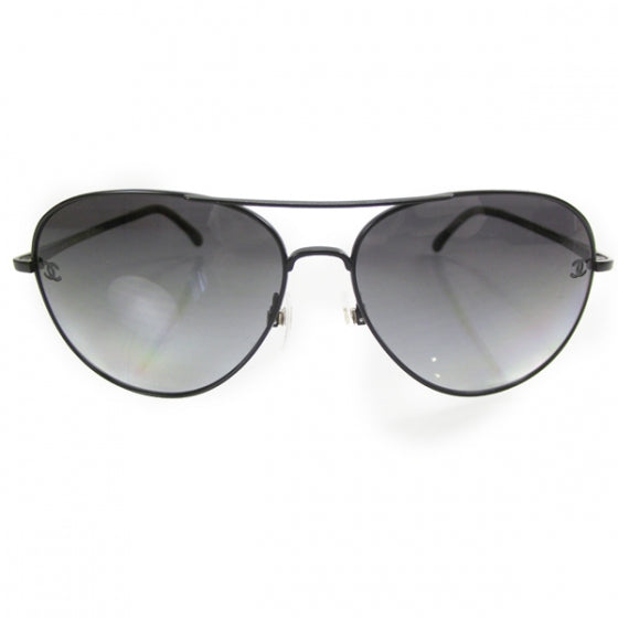 Chanel Aviator Sunglasses 4189-T-Q Black 3 of 9