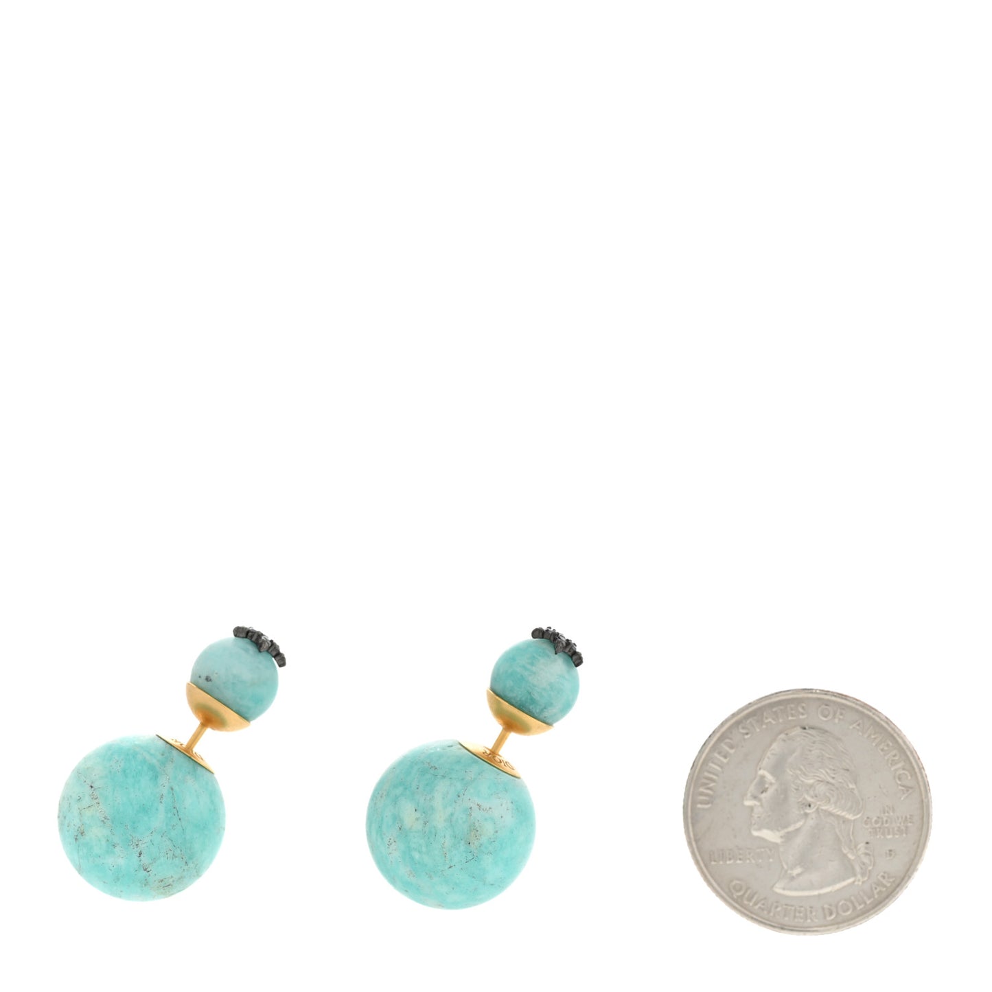 Crystal Star Mise En Dior Tribal Earrings Green