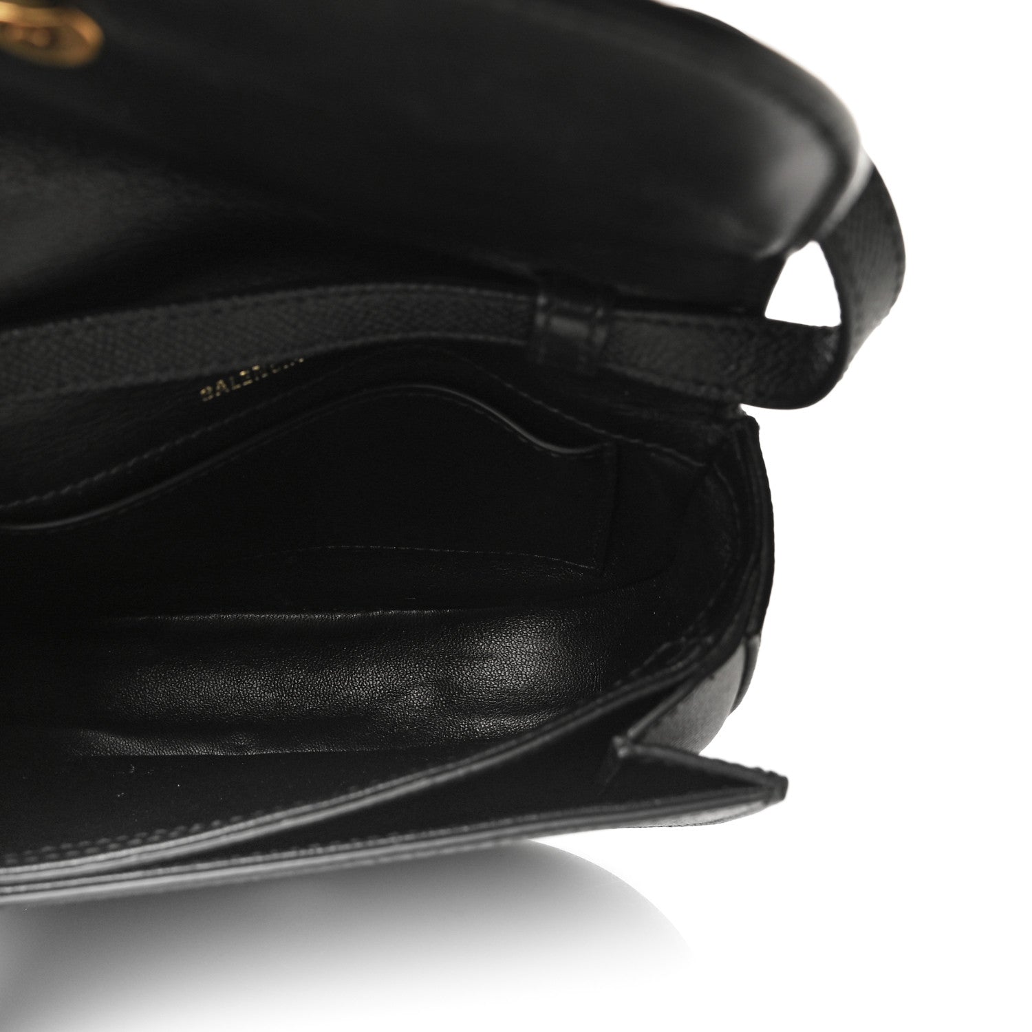 Balenciaga Grained Calfskin Logo Print Ville Day Bag XS Black 5 of 11