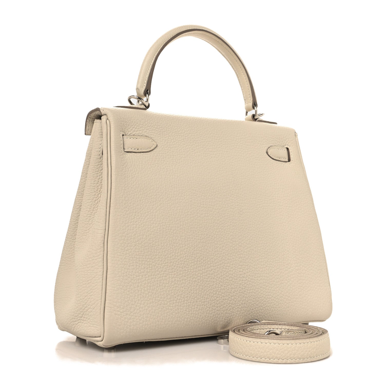 Hermes Togo Kelly Retourne 25 Craie 3 of 13