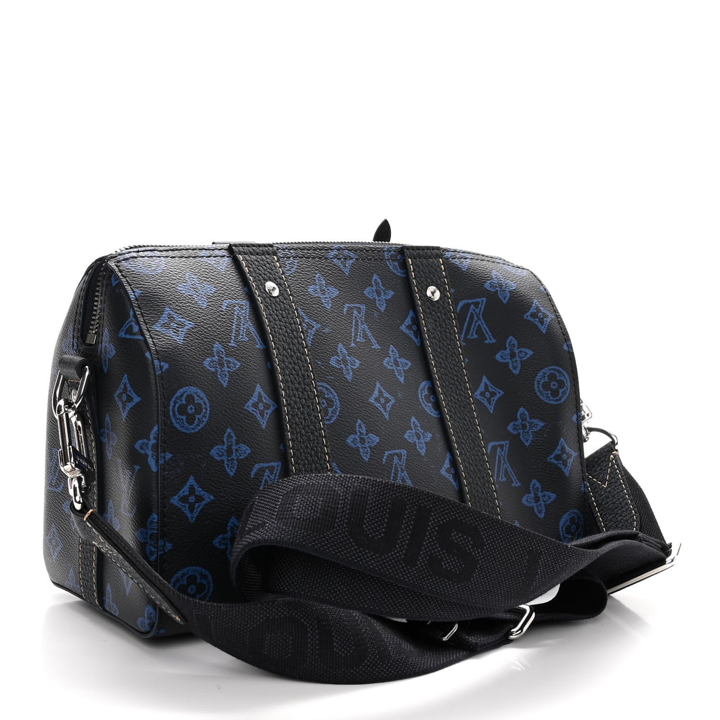 Monogram City Keepall Blue