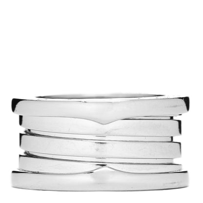 Bulgari 18K White Gold B.Zero1 Four-Band Ring 50 5.25 3 of 5