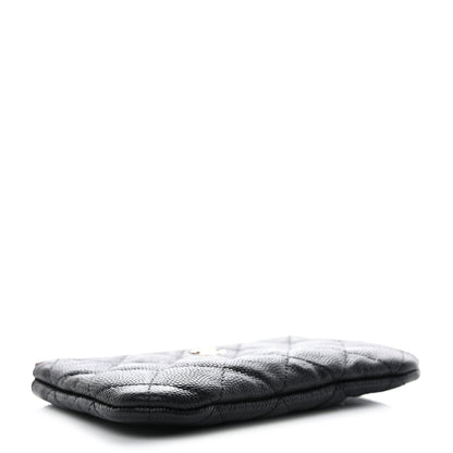 Chanel Caviar Quilted Small Cosmetic Case Black 4 of 10