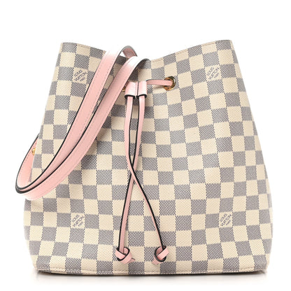 Louis Vuitton Damier Azur Neonoe MM Eau De Rose 1 of 9