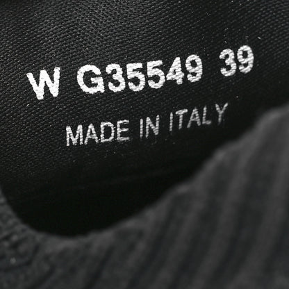 Chanel Fabric Logo Sneakers 39 Black 9 of 10