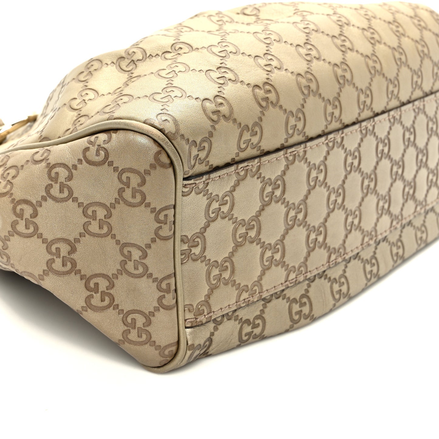 Guccissima Medium Sukey Tote Champagne