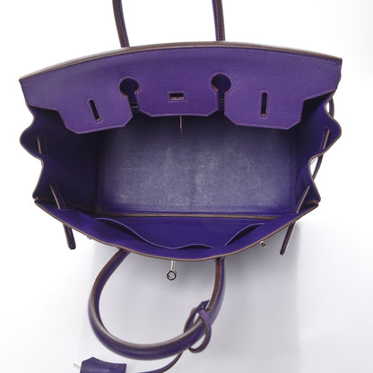 Hermes Epsom Birkin 35 Iris 8 of 43