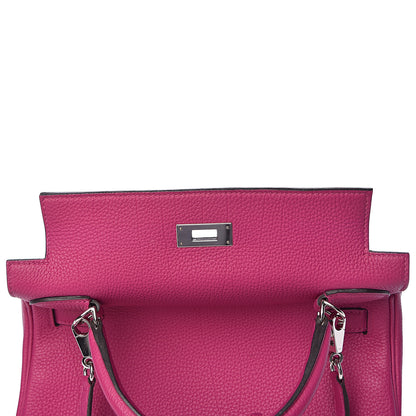 Hermes Togo Kelly Retourne 28 Rose Pourpre 20 of 46