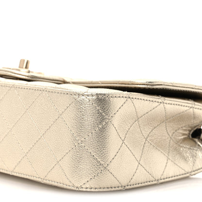 Chanel Metallic Caviar Quilted Medium CC Slide Flap Light Gold 10 of 11