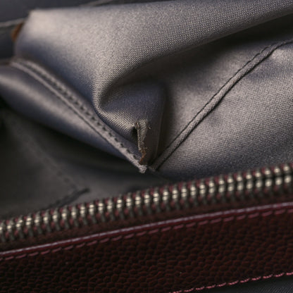 Chanel Caviar Quilted XL Grand Shopping Tote GST Dark Burgundy 15 of 15