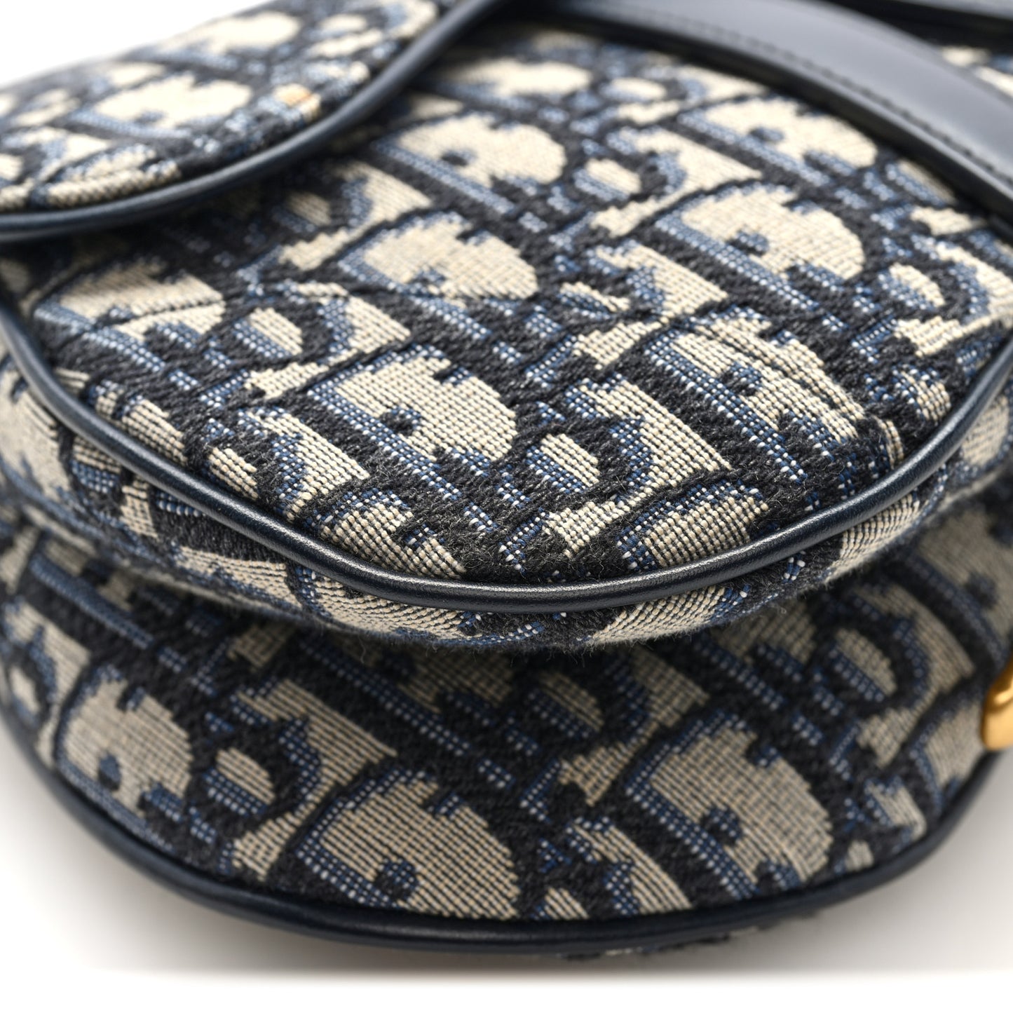 Oblique Mini Saddle Bag Blue