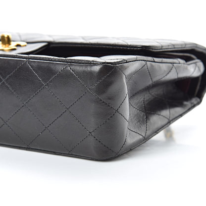 Chanel Lambskin Quilted Medium Double Flap Black 11 of 13