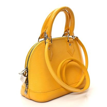 Louis Vuitton Epi Alma BB Citron 3 of 11