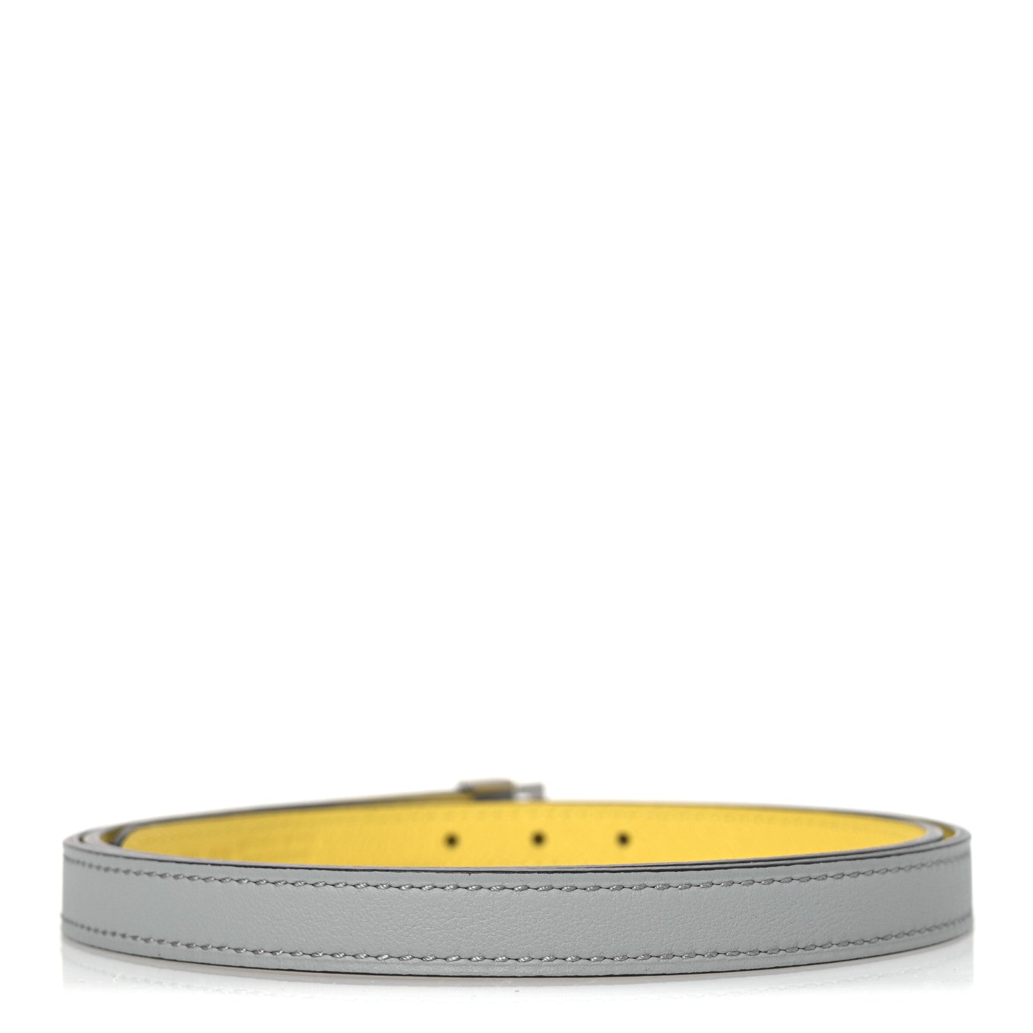 Hermes Swift Epsom 13mm Collier De Chien CDC Belt 75 30 Bleu Glacier Jaune De Naples 2 of 6