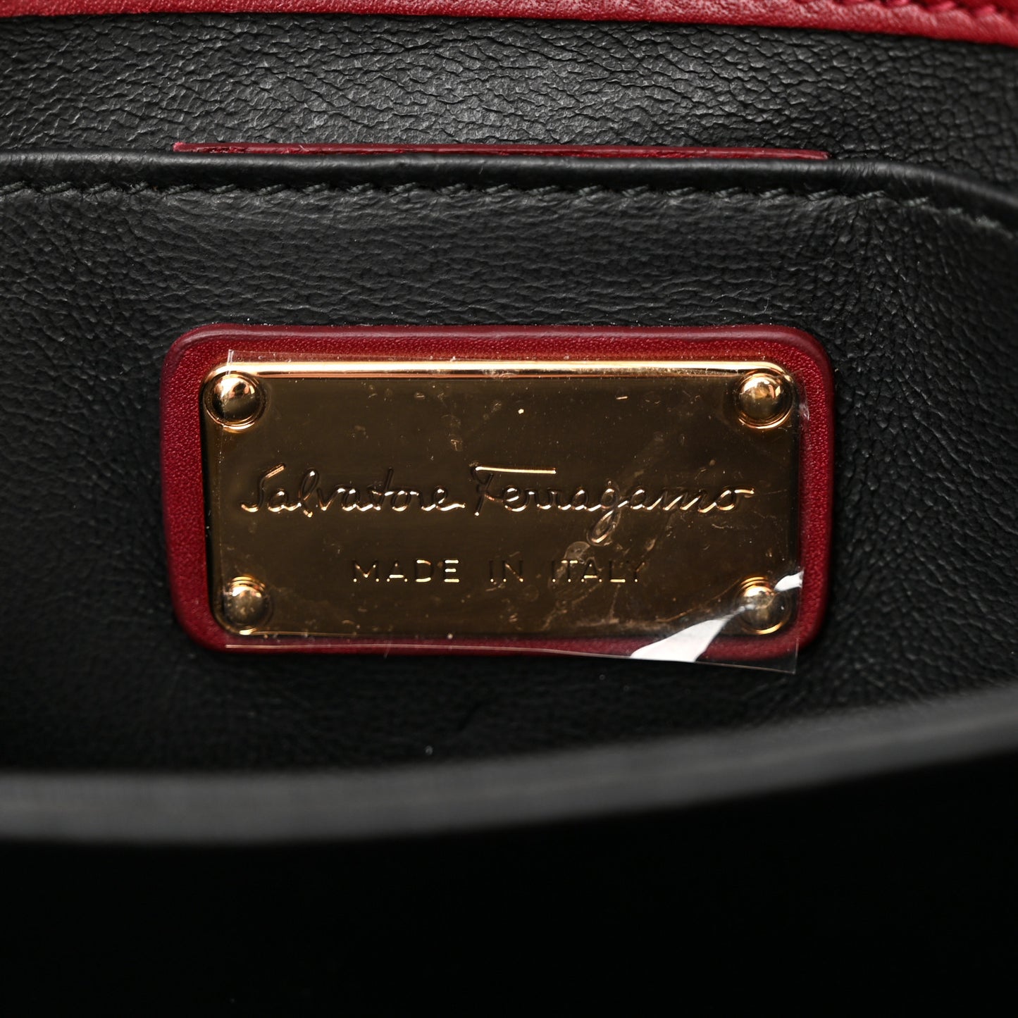 Calfskin Thalia Flap Shoulder Bag Wine