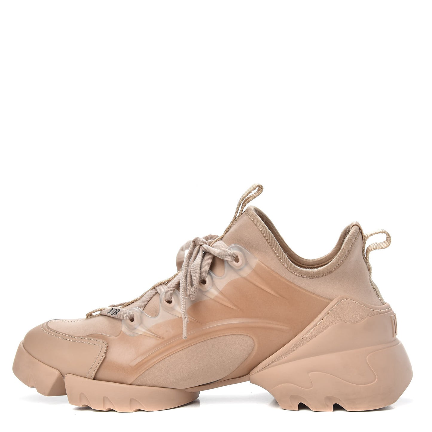 Neoprene Rubber Womens D-Connect Sneakers 38 Nude