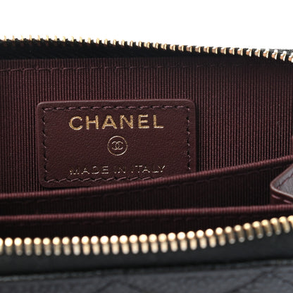 Chanel Caviar Quilted Classic Zipped Coin Purse Black 7 of 8