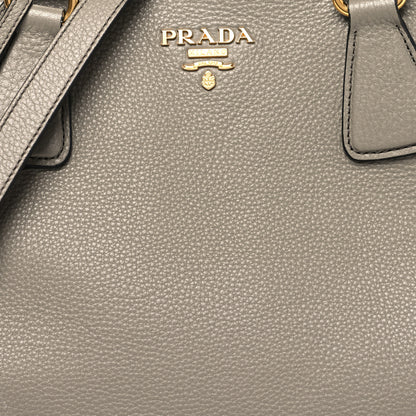 Prada Vitello Phenix Shoulder Bag Argilla 7 of 9