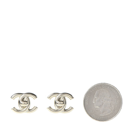 Chanel Metal CC Turnlock Earrings Gold 2 of 5