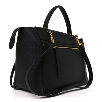 Celine Grained Calfskin Mini Belt Bag Black 3 of 10