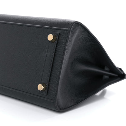 Hermes Epsom Birkin Sellier 25 Black 10 of 11