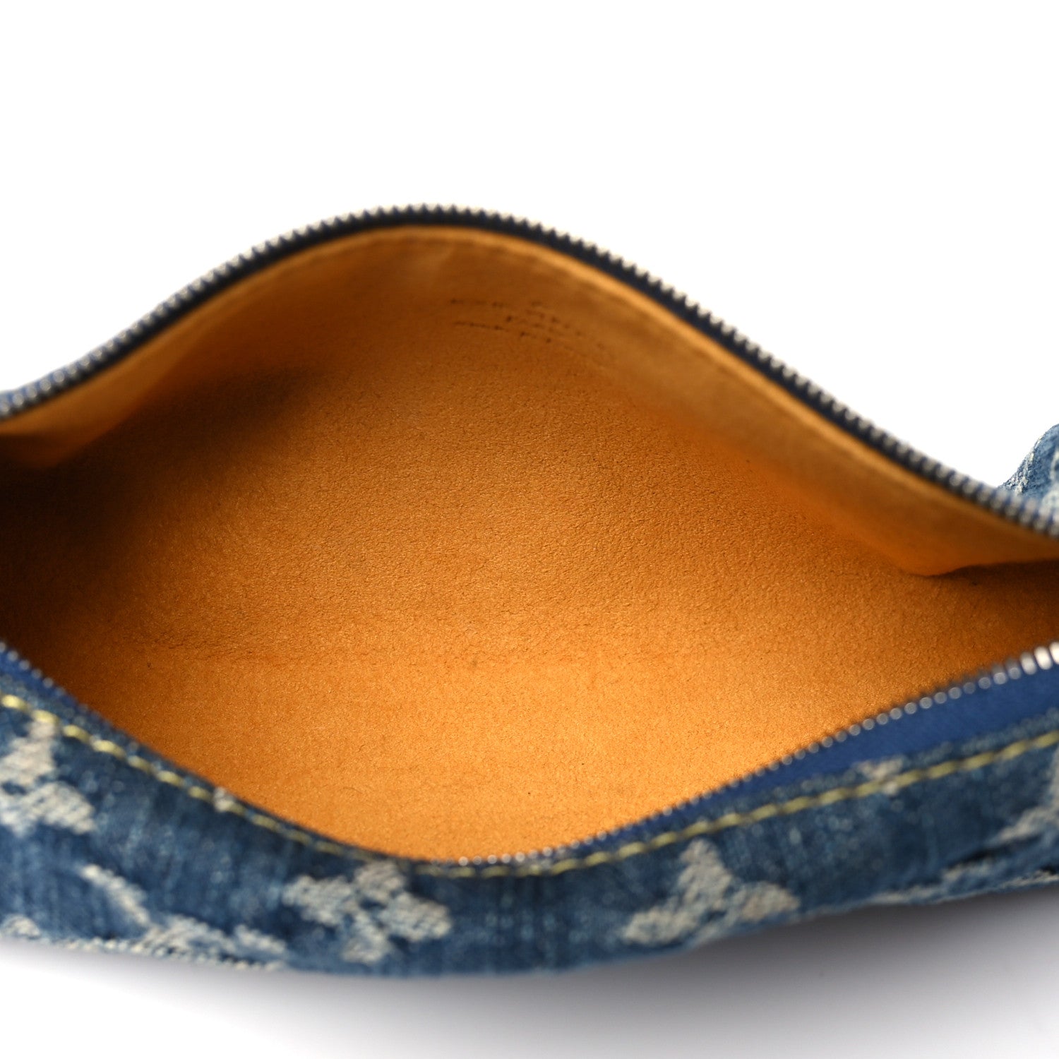 Louis Vuitton Monogram Denim Speedy GM Pochette Case 5 of 7