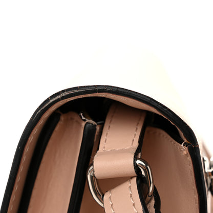 Burberry Calfskin Perforated Small Macken Crossbody Bag Pale Fawn Pink 13 of 13