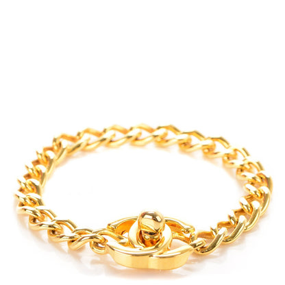 Chanel CC Turnlock Bracelet Gold 1 of 5