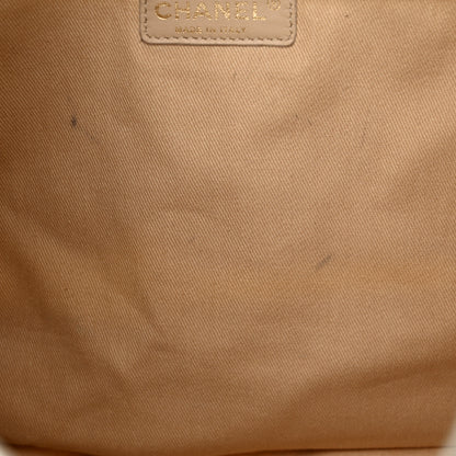 Chanel Metallic Calfskin Perforated Tote Light Gold 11 of 11