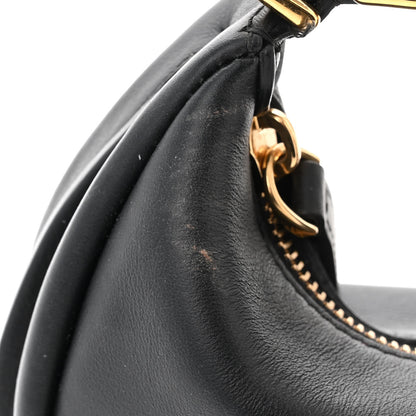 Fendi Vitello Grace Matte Nano Fendigraphy Hobo Charm Black 11 of 11