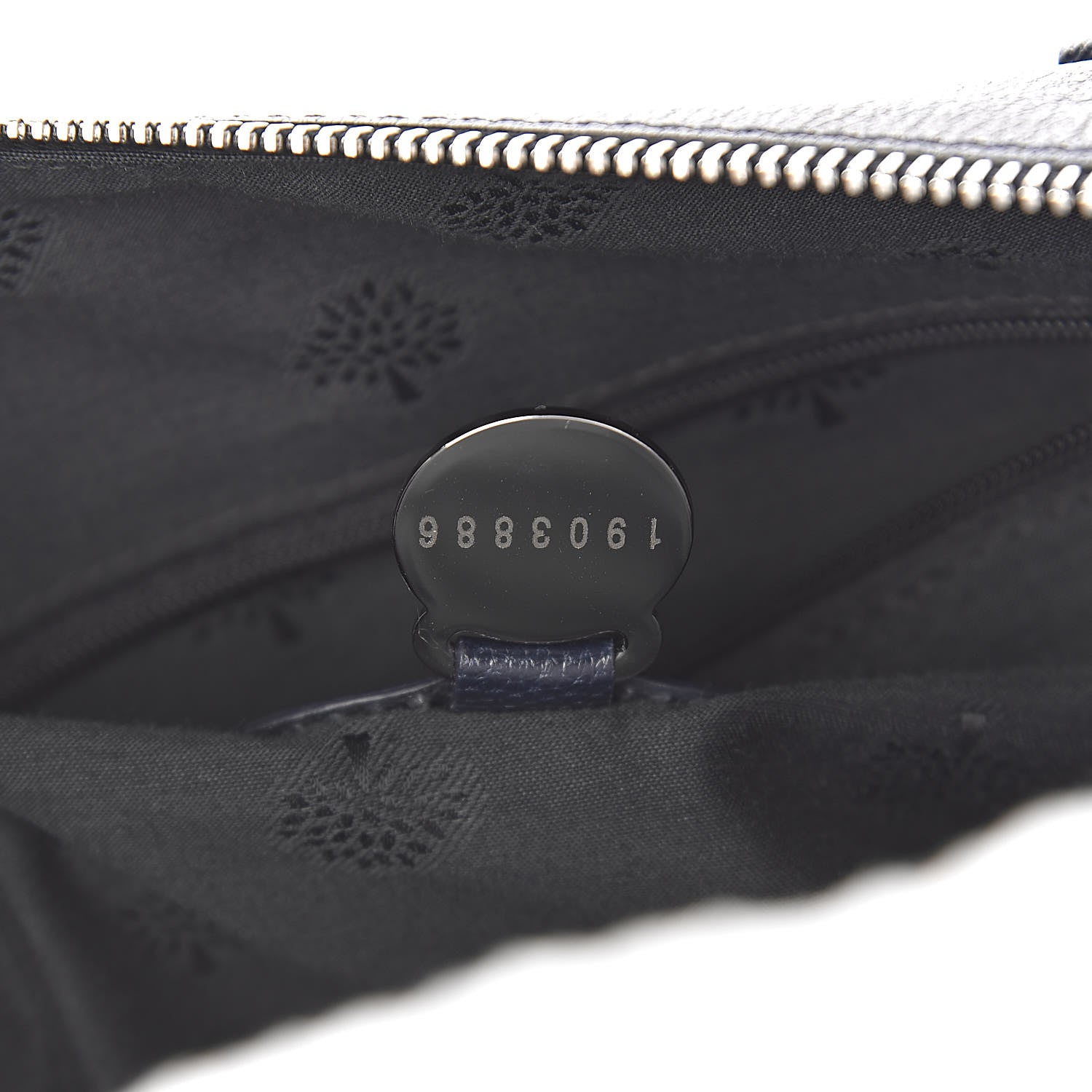 Mulberry Glossy Goatskin Medium Del Rey Satchel Midnight Blue 8 of 12