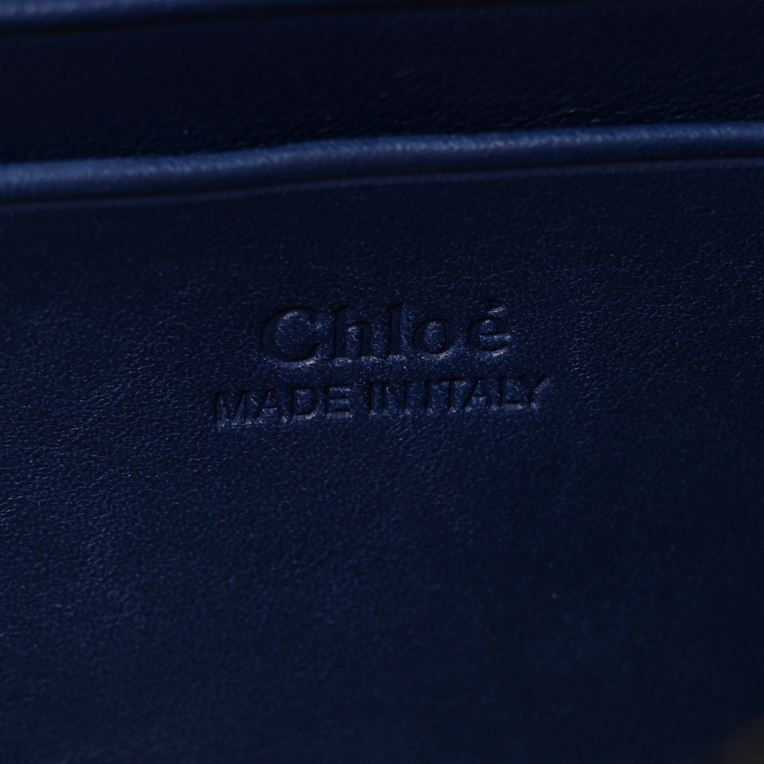Chloe Suede Calfskin Mini Faye Shoulder Bag Majesty Blue 6 of 9