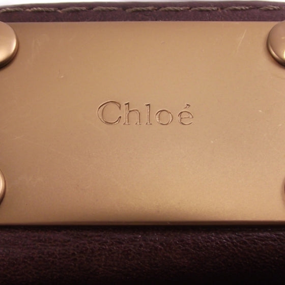 Chloe Leather Paddington Grenat 12 of 17