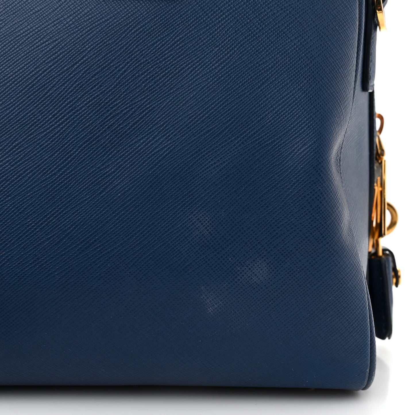 Saffiano Lux Bowler Blue