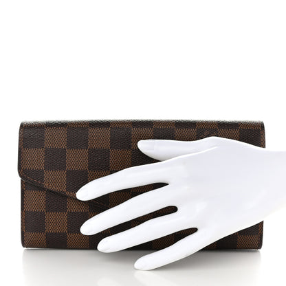 Louis Vuitton Damier Ebene Sarah Wallet NM 2 of 17