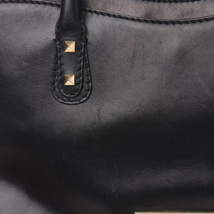 Valentino Garavani Vitello Rockstud Accordion Satchel Black 16 of 16