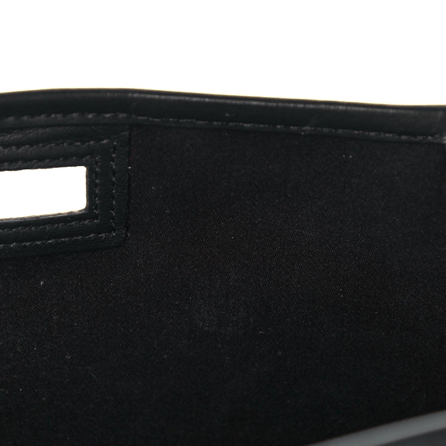 Fendi Glazed Fabric Vitello Century FF 1974 Stamp Patch Mini Peekaboo Defender Cover Mogano Panna Black 15 of 16