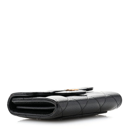 Chanel Caviar Quilted Flap Card Holder Wallet Black 4 of 8