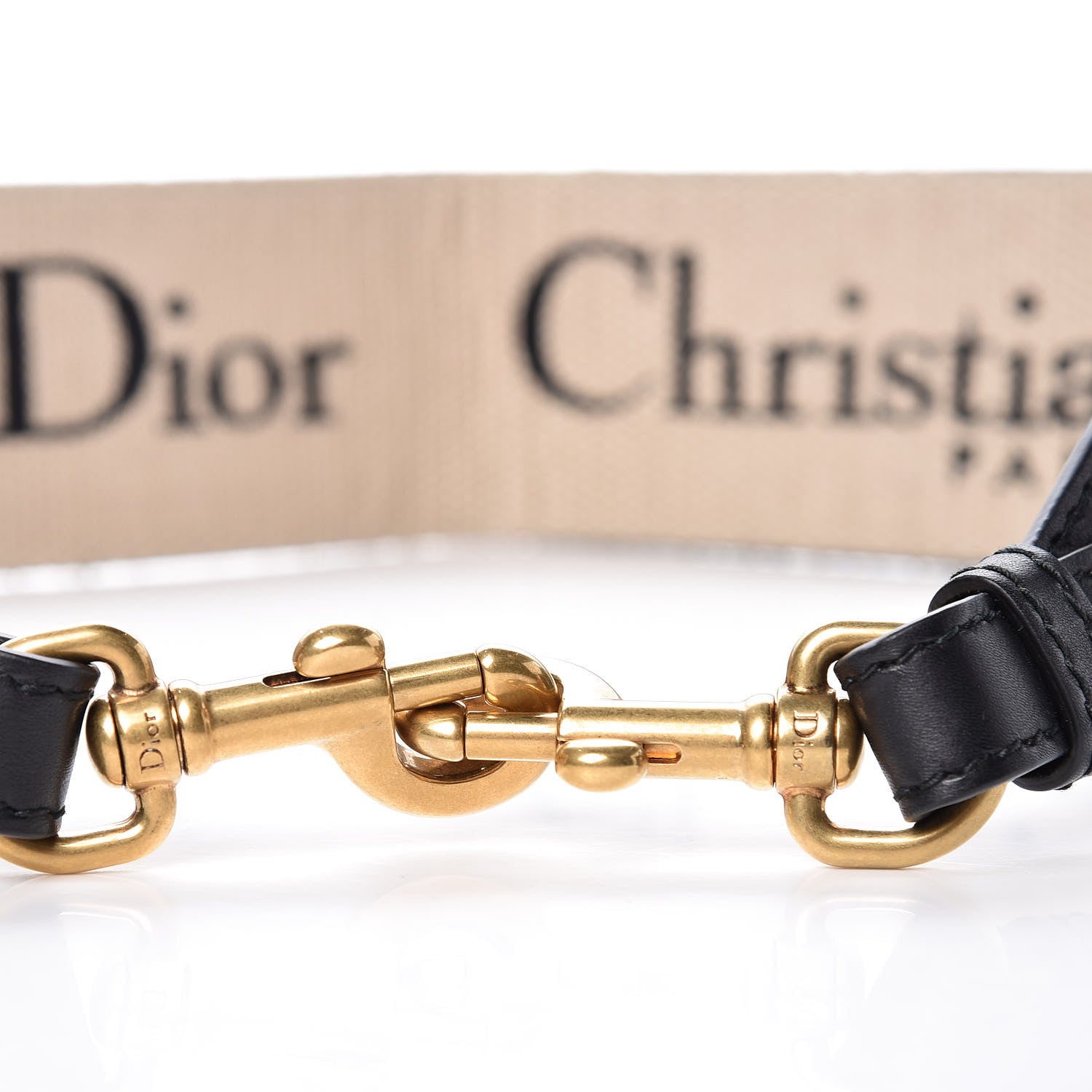 Christian Dior Canvas Embroidered Shoulder Strap Rose Multicolor 6 of 6