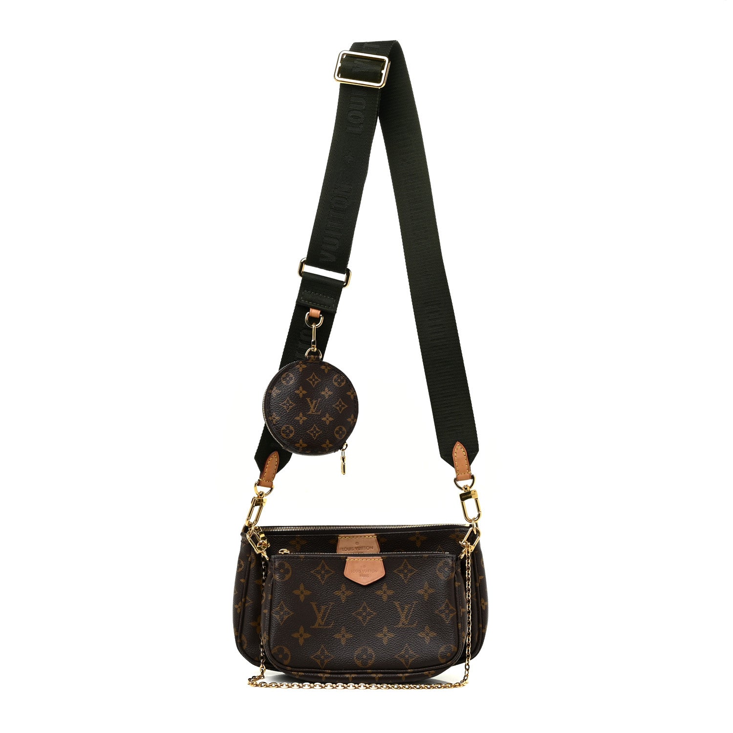 Louis Vuitton Monogram Multi Pochette Accessories Kaki 1 of 17
