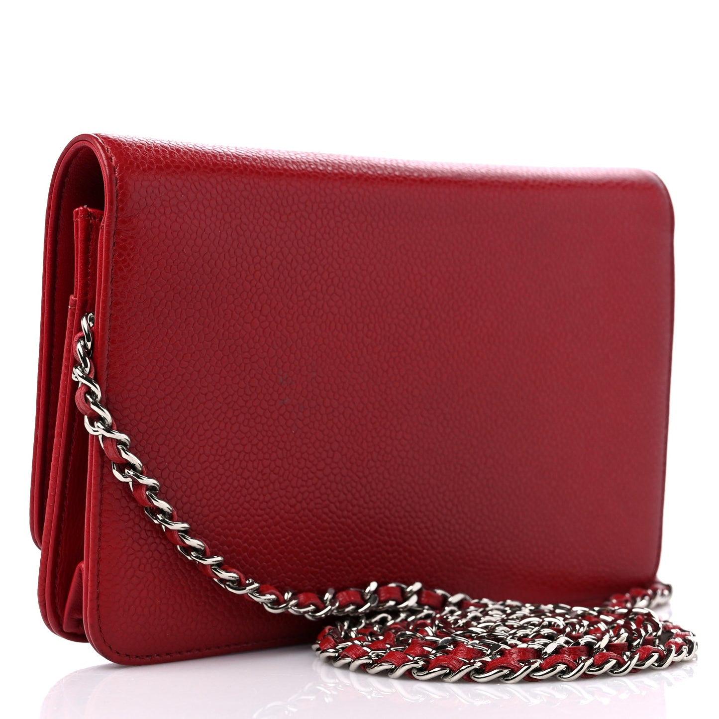 Caviar Timeless CC Wallet on Chain WOC Red