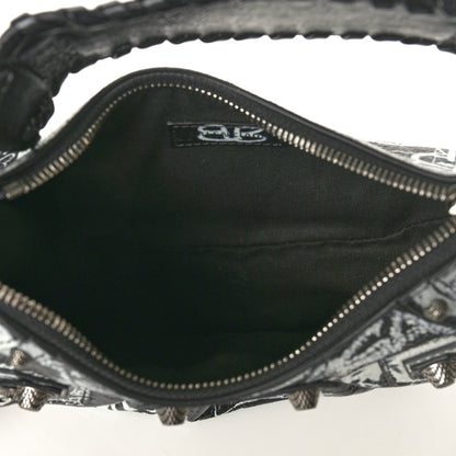 Balenciaga Agneau Arena Graffiti Le Cagole Shoulder Bag XS Black 6 of 11