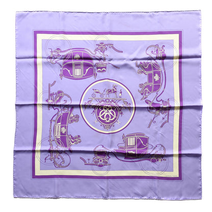 Hermes Silk Ex Libris Scarf 90 1 of 8