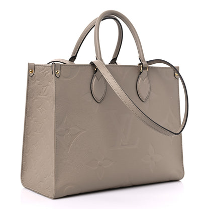 Louis Vuitton Empreinte Monogram Giant Onthego MM Tourterelle 3 of 9