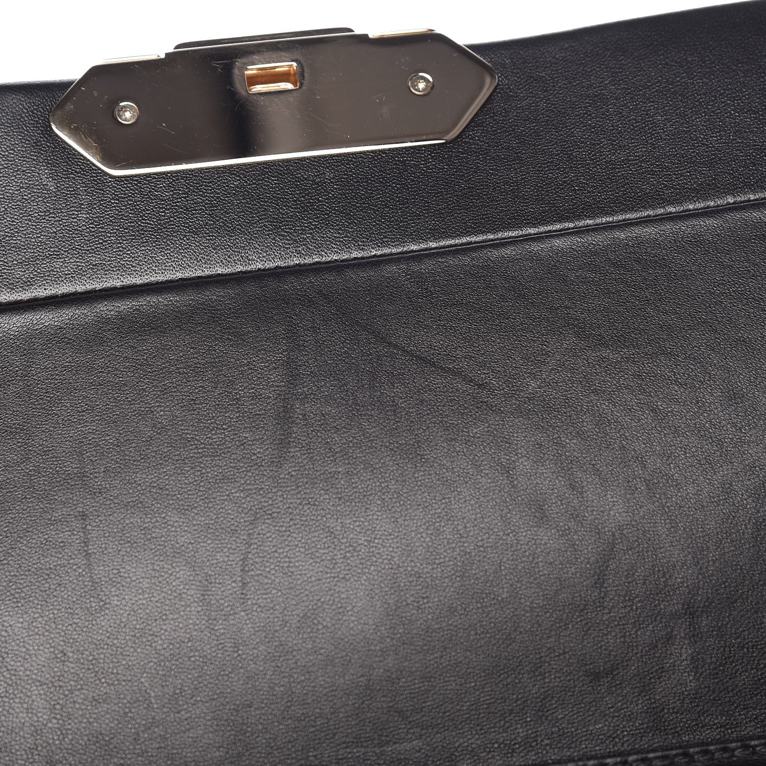 Chanel Lambskin Quilted Retro Label Clutch Black 9 of 16