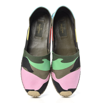Valentino Garavani Canvas Camouflage Espadrille Flats 39 Muticolor 5 of 11