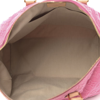 Louis Vuitton Denim Monogram Stone Speedy Bandouliere 35 Rose 5 of 10