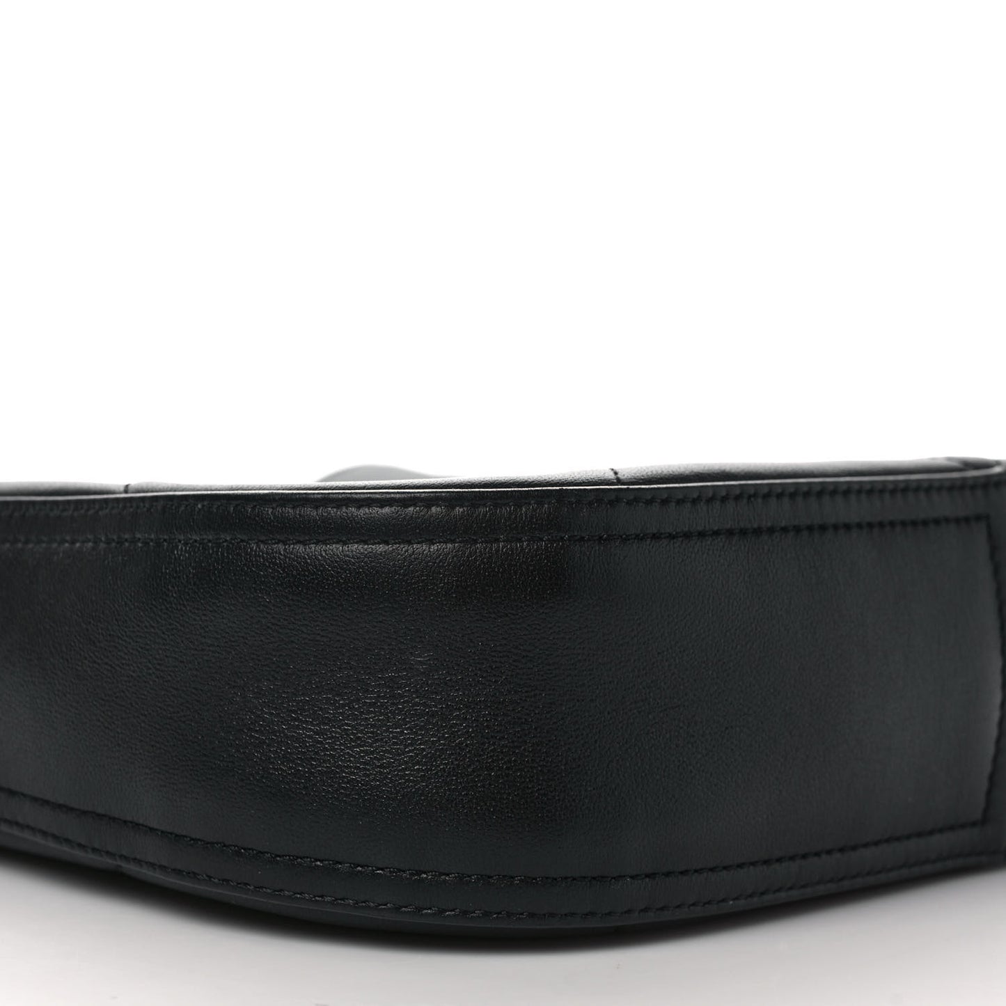 Calfskin Stitched Easy Mood Hobo Black